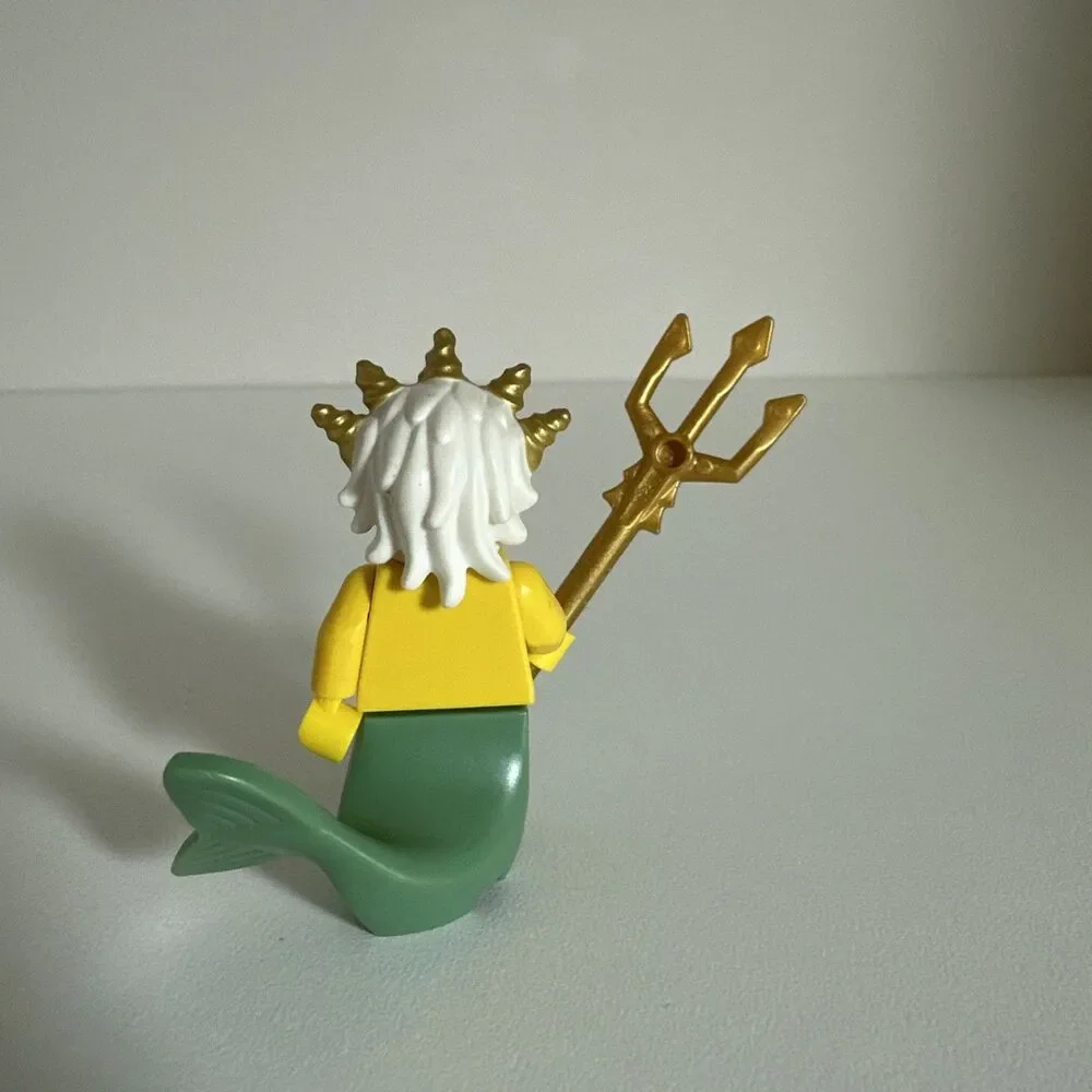 LEGO Ocean King Minifigures Series 7 #8831 CMF Merman Trident Poseidon Mermaid